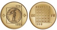Schweiz 100 Franken 1998 B Helvetische Republik (OE)