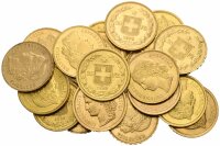 20 Franken  Helvetia Schweiz div. Jahrgänge