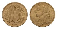 Schweiz 20 Franken 1897 B Vreneli