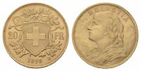 Schweiz 20 Franken 1898 B