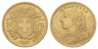 Schweiz 20 Franken 1897 B