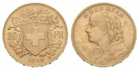 Schweiz 20 Franken 1935 B