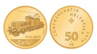 Schweiz 50 Franken 2019 B Lokomotive Krokodil (ME)