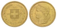 Schweiz 20 Franken 1883 Helvetia