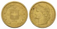 Schweiz 20 Franken 1883 Helvetia (X)
