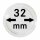 Münzenkapseln Ø 32 mm (10er Pack)